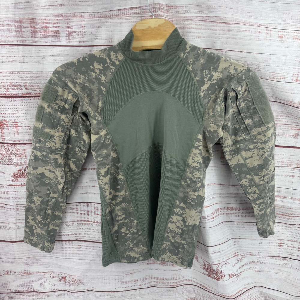 US Army Combat Shirt Medium Flame Resistant ACU Digital Camo Tactical Top